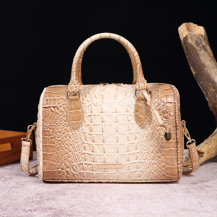 Tote für Frauen Reise elegante Krokodil Muster Umhängetasche