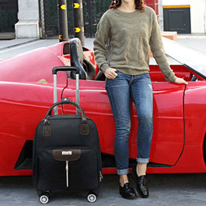 Pull Rod Reisekoffer Unisex Große wasserdichte Reisetasche