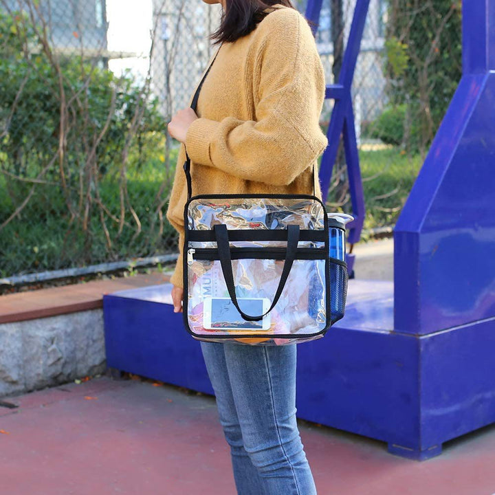 Tragetasche für Damen, für den täglichen Einkauf, große Kapazität, PVC-Reisehandtasche