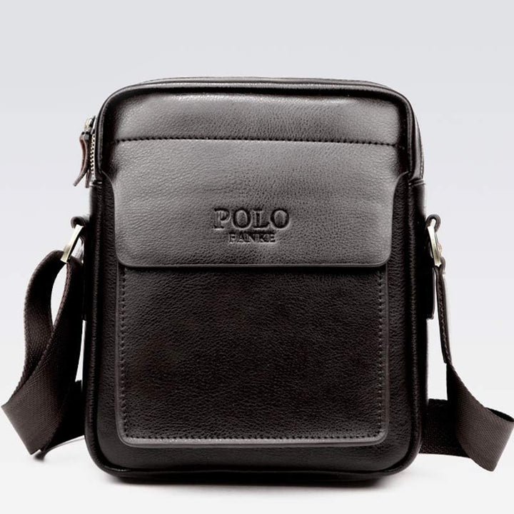 Herren Leder Umhängetasche Crossbody Bag Kleine Messenger Bag für die Arbeit Business