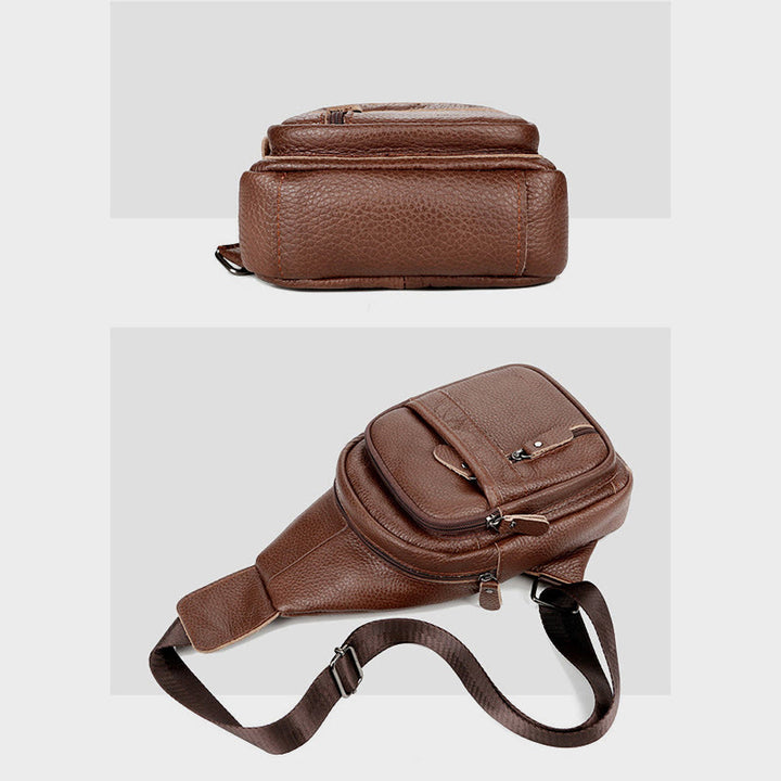Schultertasche mit mehreren Taschen für Herrenausflüge, daher für den täglichen Gebrauch