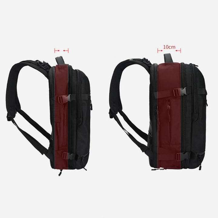 Business-Rucksack für Herren, multifunktionaler kurzer Reise-Laptop-Tagesrucksack