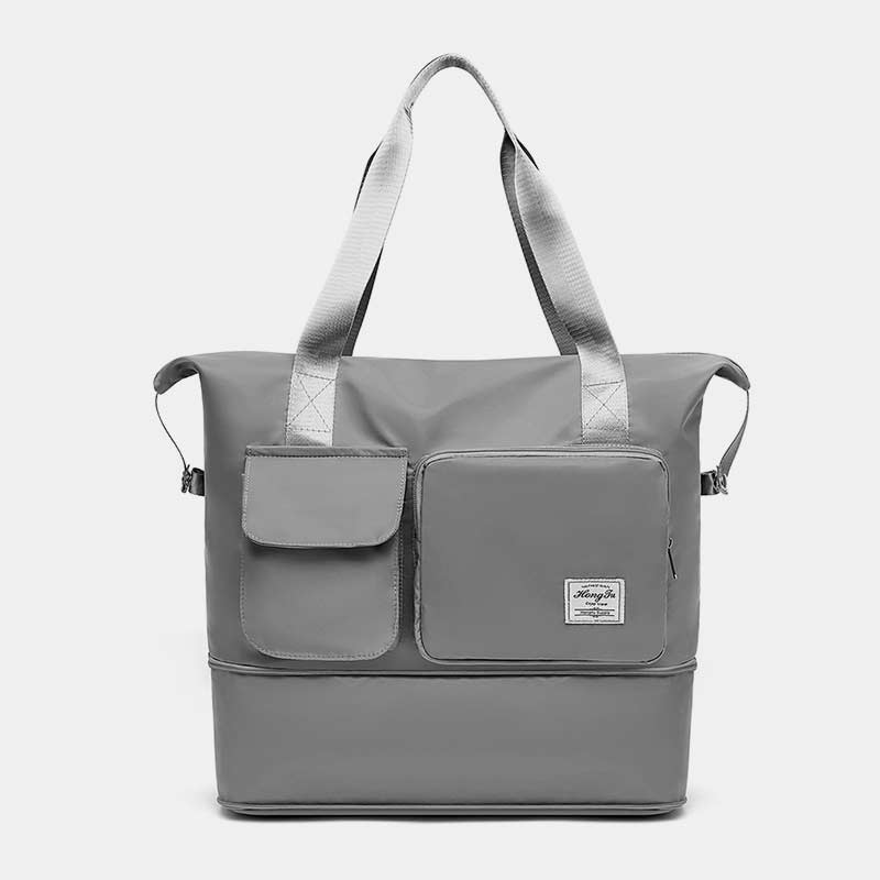 Tragbare Reisetasche mit großem Fassungsvermögen für Damen und Herren, faltbare Reisehandtasche