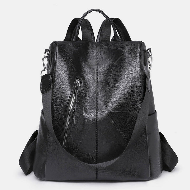 Damen Leder Rucksack Handtasche Cabrio Schultertasche Anti Diebstahl Reise Daypack