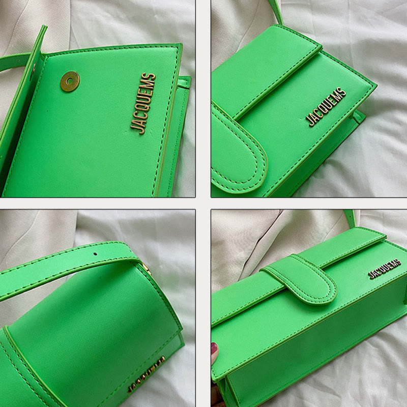 Umhängetasche für Damen, einfarbig, quadratisch, elegante Dating-Tasche