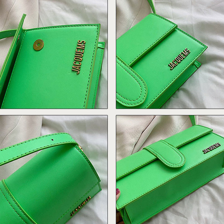 Umhängetasche für Damen, einfarbig, quadratisch, elegante Dating-Tasche