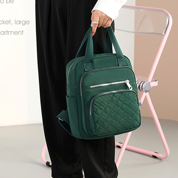 Gesteppter Rucksack, stilvolle Umhängetasche für Damen, Reise- und Freizeitgeldbörsen
