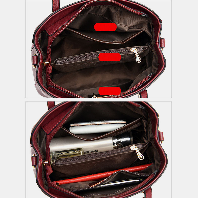 Tragetasche für Damen, mit Griff oben, große Schultertasche