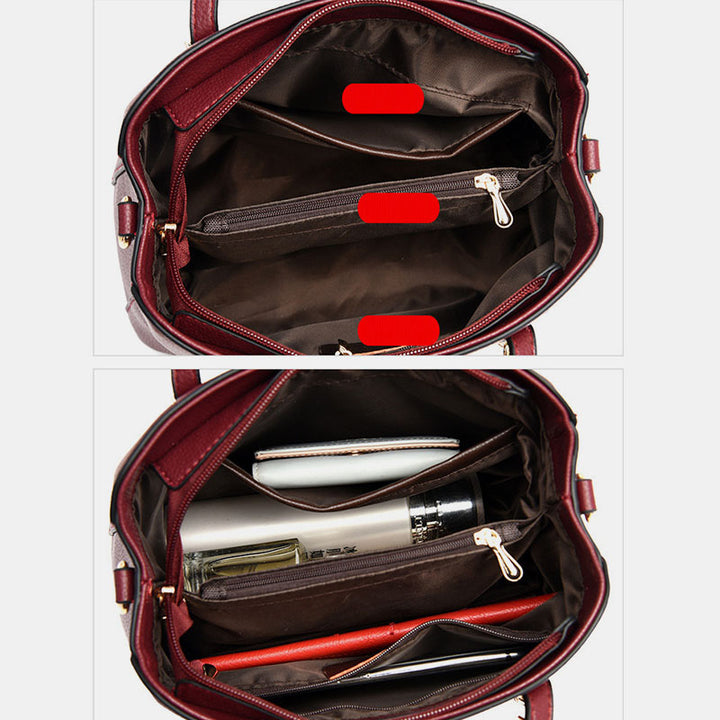 Tragetasche für Damen, mit Griff oben, große Schultertasche