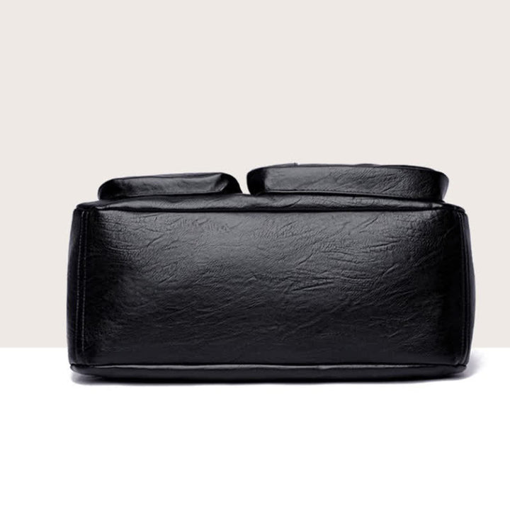 Tragetasche mit mehreren Taschen für Damen, Schultertasche aus PU-Leder, Umhängetasche
