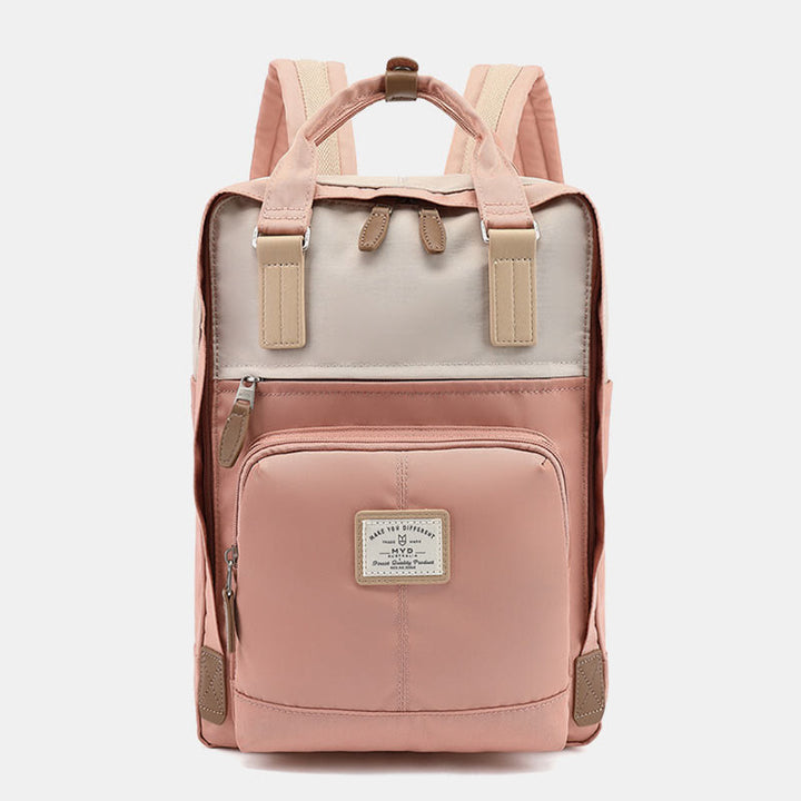 Rucksack für Studenten im Teenageralter, einfacher, leichter Computer-Tagesrucksack mit mehreren Taschen