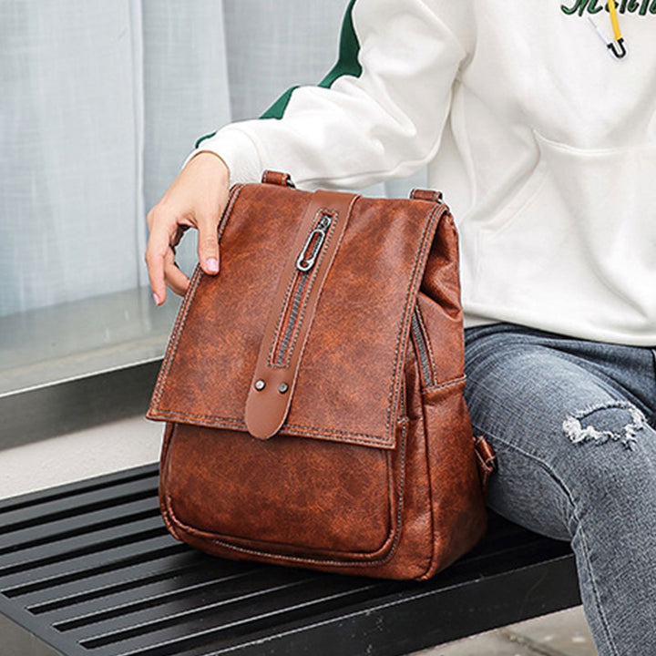 Damen Modischer Rucksack, Geldbörse, multifunktionales Design, Umhängetasche mit Schultergurt