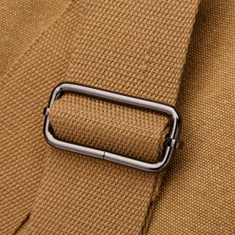 3-fach verwendbarer Canvas-Rucksack mit großem Fassungsvermögen 