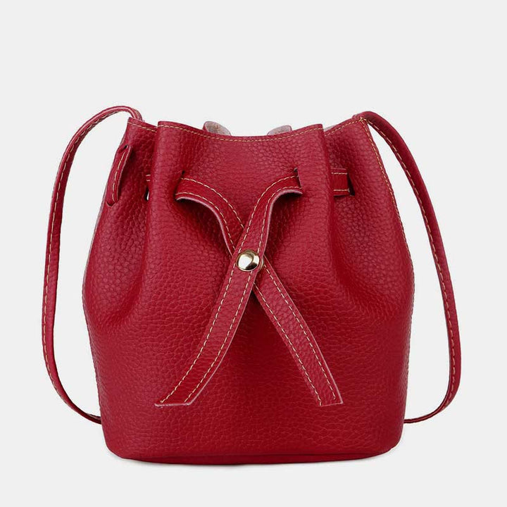 Umhängetasche für Damen aus PU-Leder, minimalistische Schultertasche für den täglichen Gebrauch