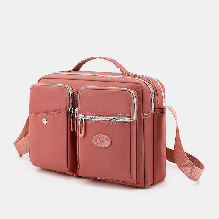 Leichte Handtasche, Umhängetasche, mehrere Taschen, für Reisen und Arbeit, Schultertasche, Messenger Bag