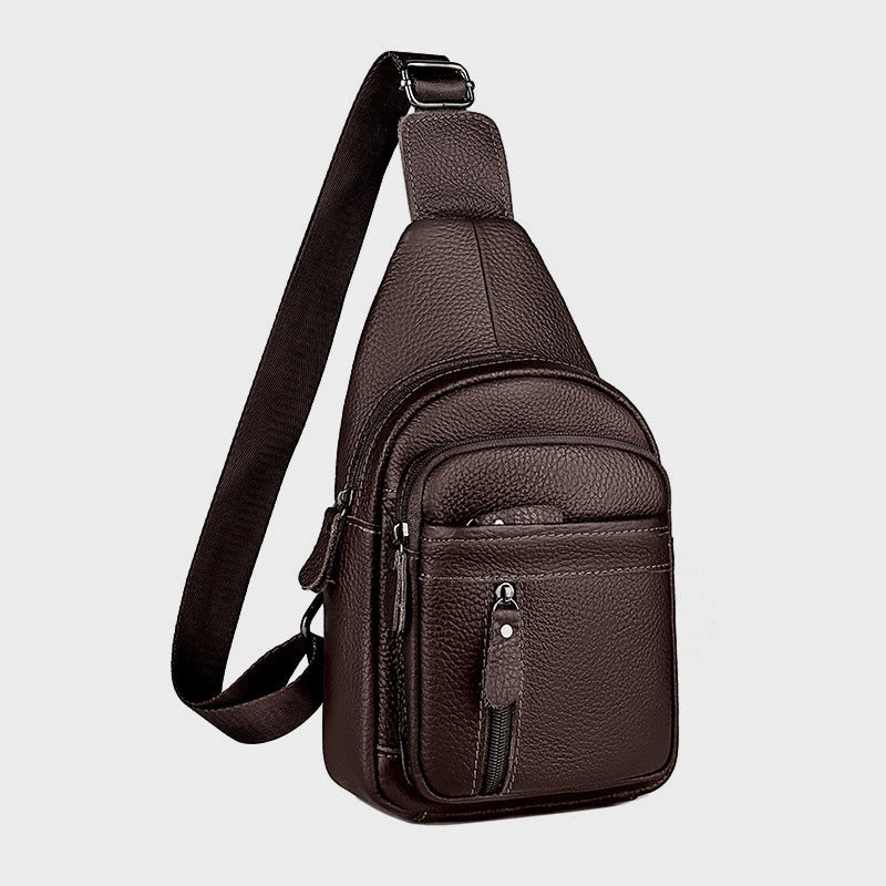 Schultertasche mit mehreren Taschen für Herrenausflüge, daher für den täglichen Gebrauch