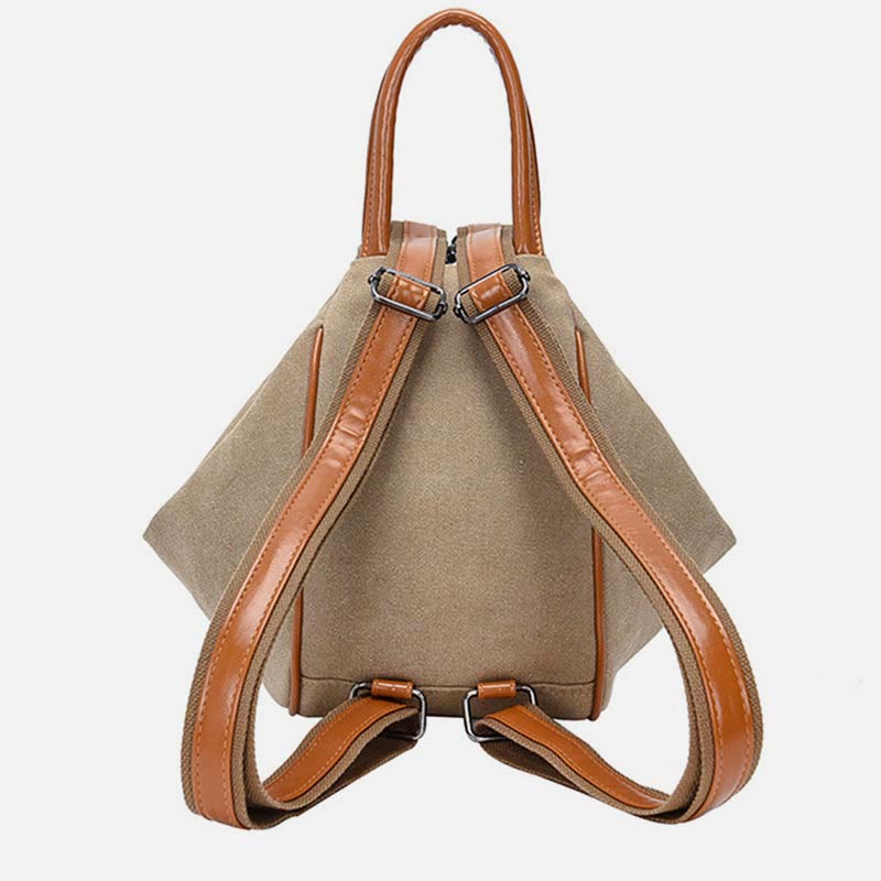 Multifunktionaler Damen-Rucksack mit Quastendekor, tragendem Canvas, Reise-Tagesrucksack