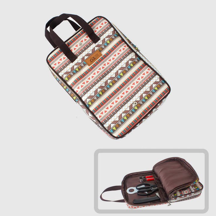 Aufbewahrungstasche für Outdoor-Camping-Grill, Edelstahl-Kochgeschirr-Tasche