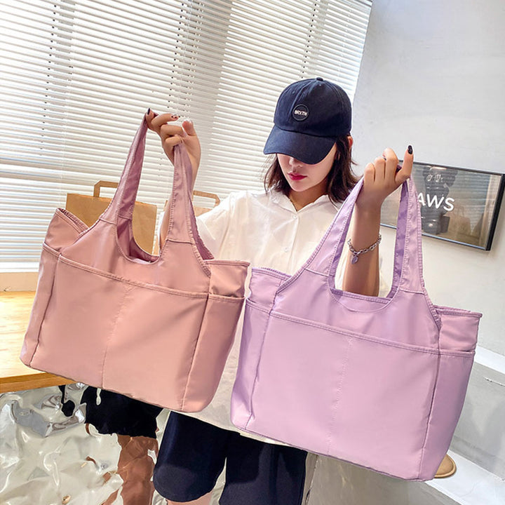 Große Tragetasche für Damen, mehrere Taschen, lässige Sport-Umhängetasche