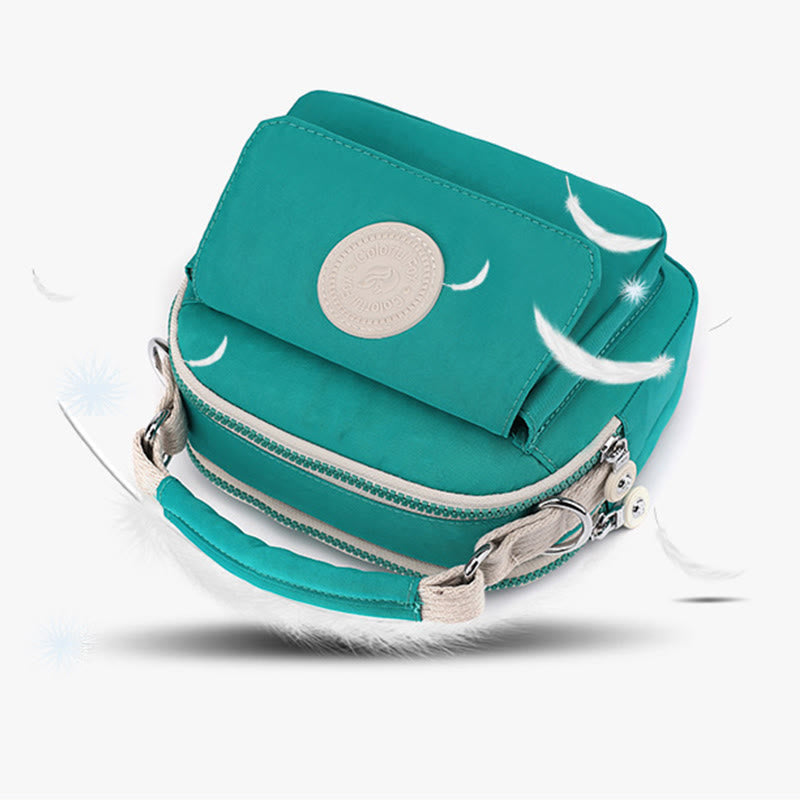 Tasche mit Griff oben für Damen, einfache, tragbare Umhängetasche mit Spritzschutz
