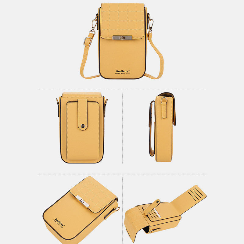 Handytasche mit mehreren Kartenfächern, Umhängetasche