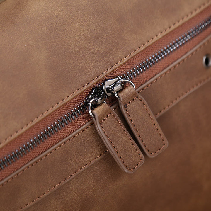 Retro-Schultertasche für Männer, leichter Crossbody-Tagesrucksack