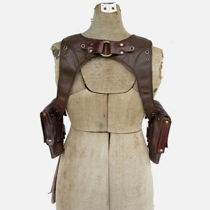 Punk Steam Unterarmholster für Damen und Herren, verstellbare Weste