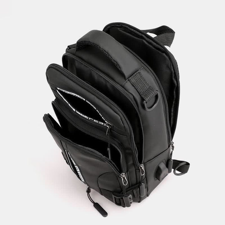 Sling-Brusttasche für Herren, lässiger Tagesrucksack mit Umhängegurt
