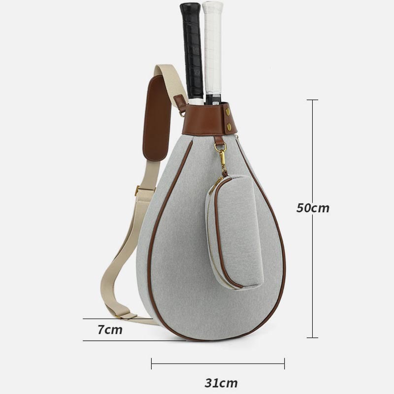Robuste Tennistasche, große Kapazität, Crossbody, Sportschlägertasche