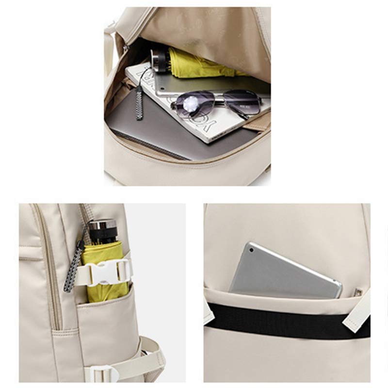 Damen 15 Zoll Laptoptasche Computer Büchertasche Arbeit Schule College Reise Geldbörse Rucksack