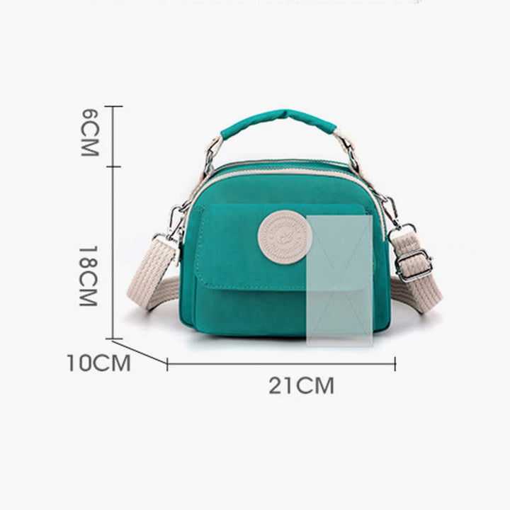 Tasche mit Griff oben für Damen, einfache, tragbare Umhängetasche mit Spritzschutz