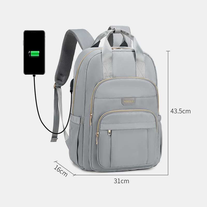 Rucksack für Damen, multifunktional, für den Alltag, Reisen und Freizeit, großes Fassungsvermögen