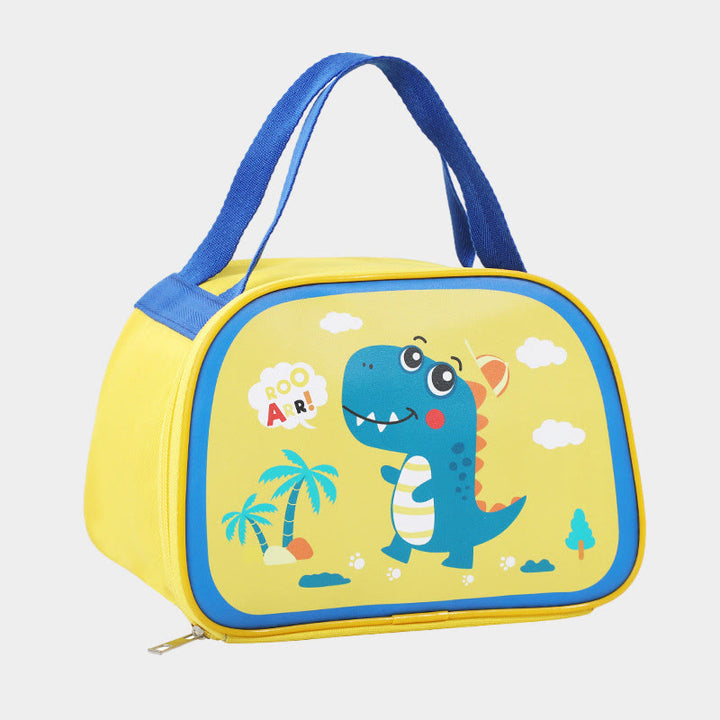 Lunchpaket für den täglichen Gebrauch, mit Cartoon-Tierdruck, süße Thermotasche