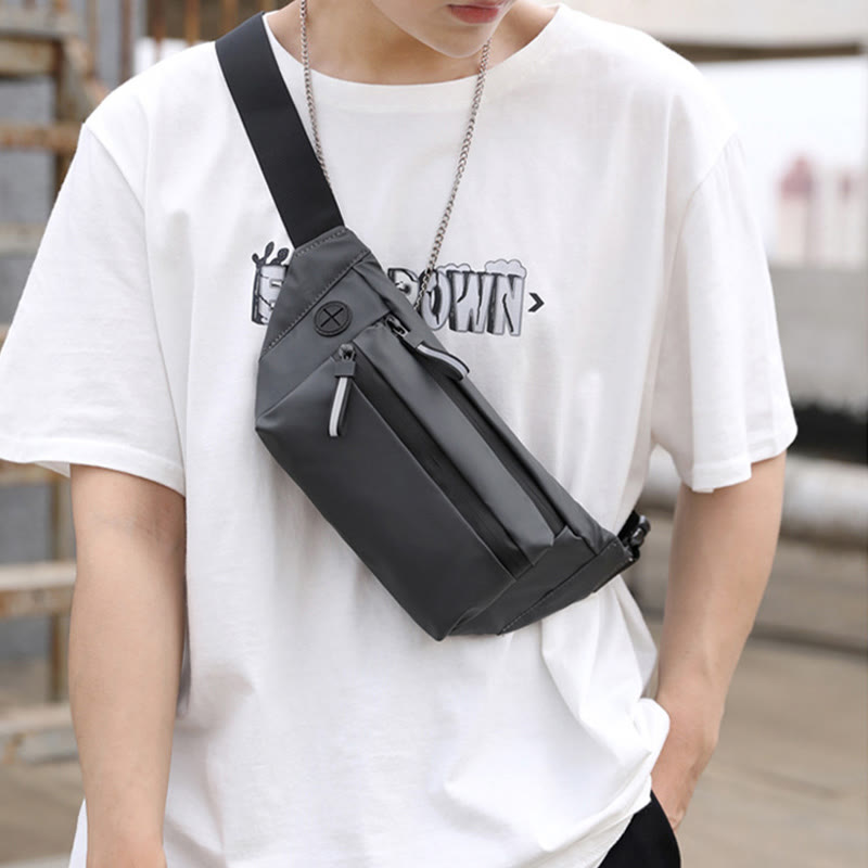 Gürteltasche für Herren, Outdoor-Sport, Nylon, Umhängetasche