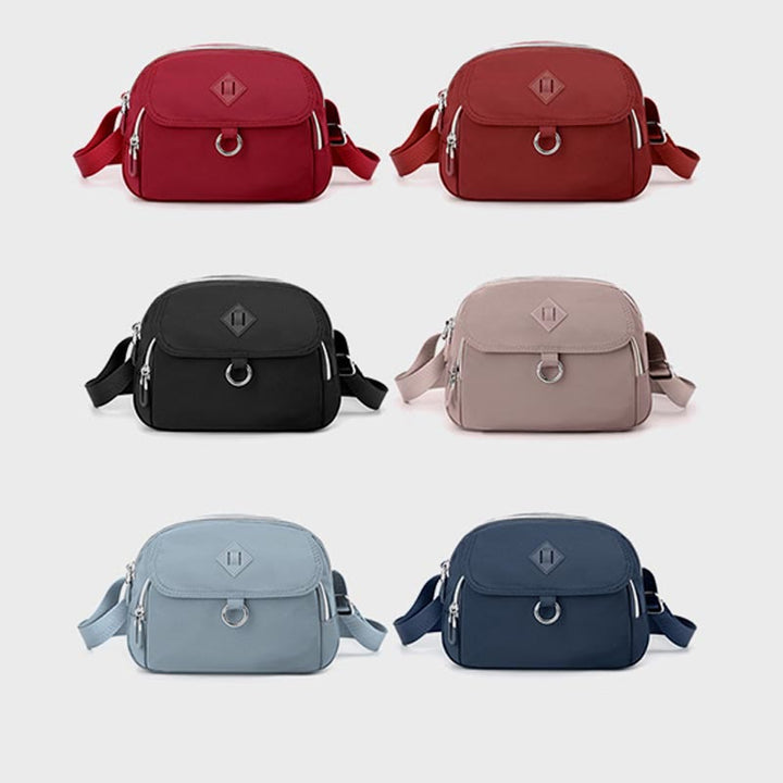 Umhängetasche für Damen, minimalistische, wasserdichte, lässige Schultertasche aus Nylon