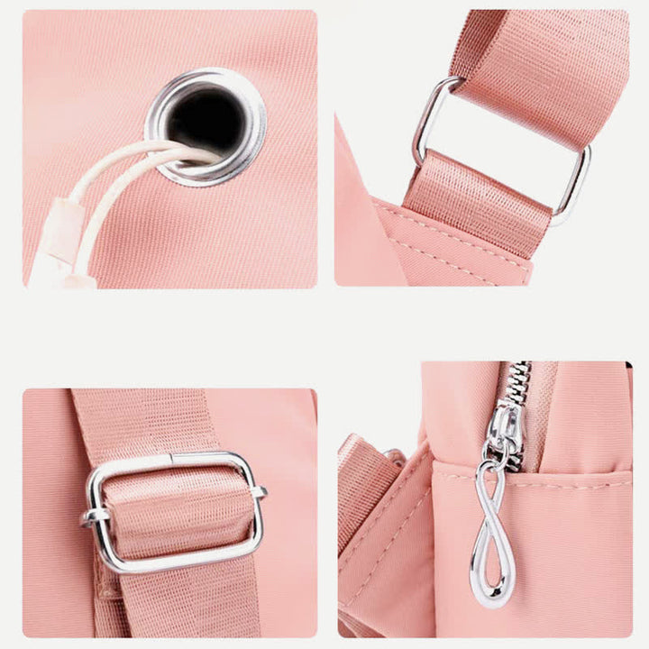 Leichter, wasserdichter Sling-Rucksack, Brusttasche, lässiger Reise-/Sport-Tagesrucksack