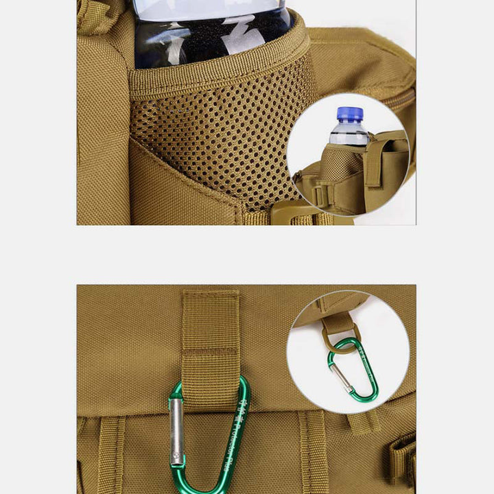 Multi-Pocket Crossbody Tasche Taktische Hüfttasche Passend für 10 Zoll Tablet