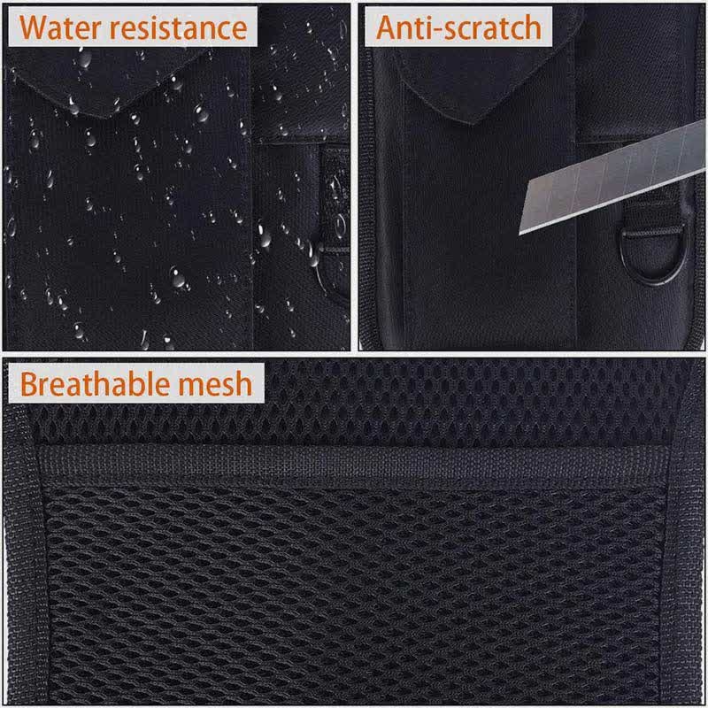 Diebstahlsichere, versteckte Unterarmgurt-Geldbörse aus Nylon mit Holstertasche und doppelter Schultertasche