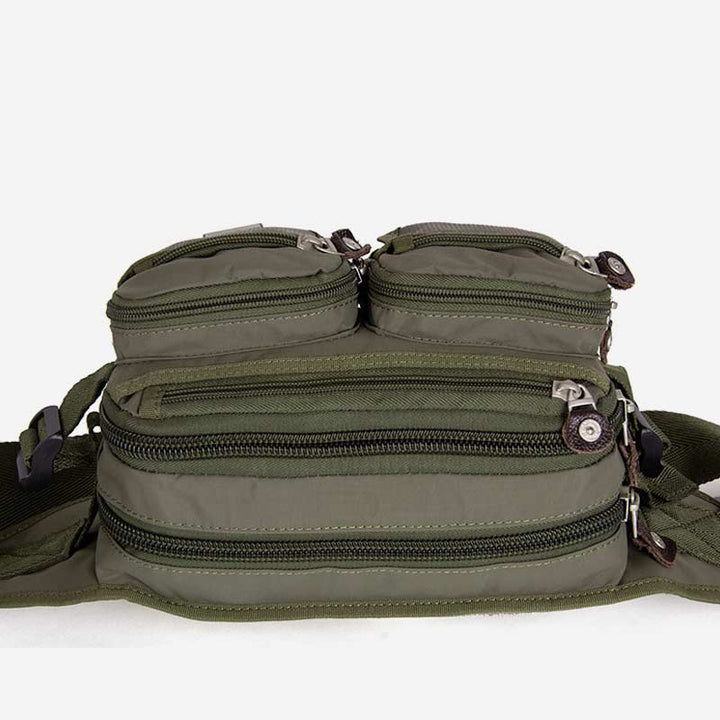 Robuste, lässige Hüfttasche mit mehreren Taschen und großem Fassungsvermögen