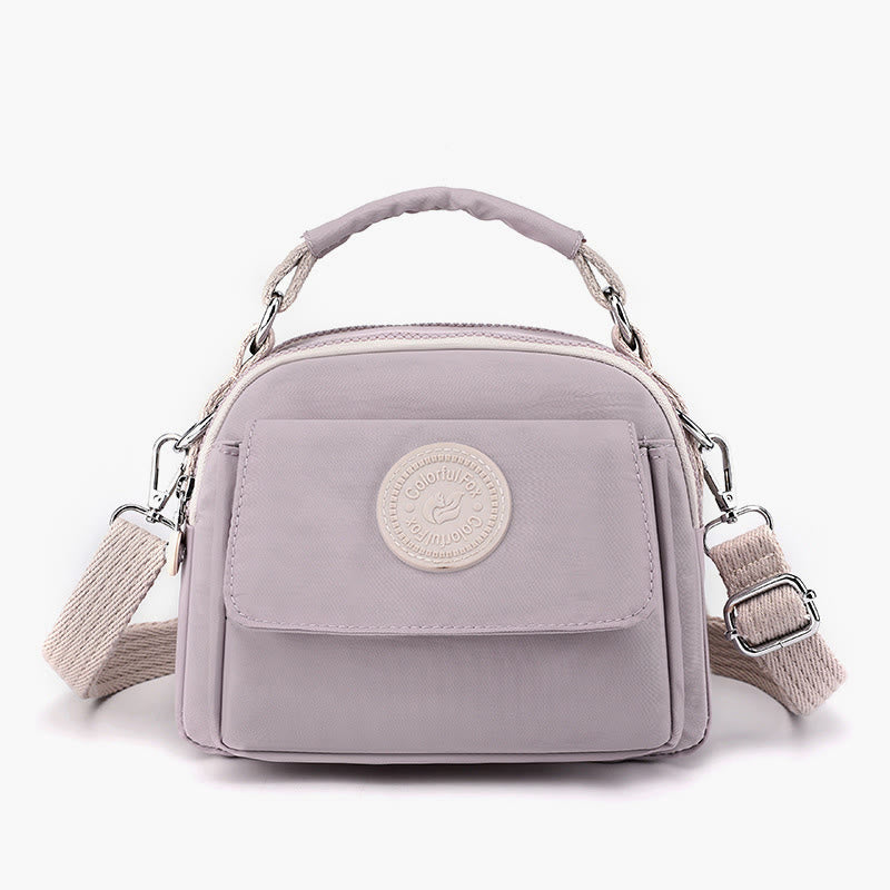 Tasche mit Griff oben für Damen, einfache, tragbare Umhängetasche mit Spritzschutz