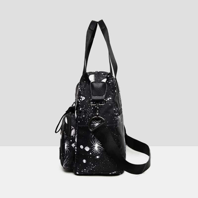 Leichte Tragetasche mit mehreren Taschen für Damen, Mehrzweck-Umhängetasche