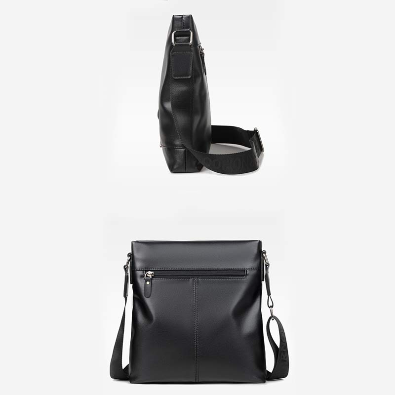Herren Umhängetasche Umhängetasche Weiches Leder Reisetasche Sling Pack
