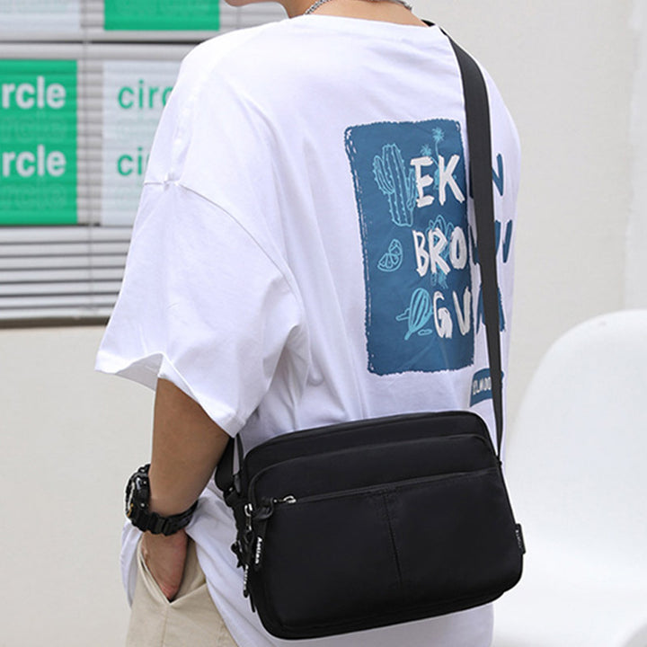 Unisex Leichte Casual Umhängetasche Mehrere Taschen Robuste Schulter Tasche Geldbörse