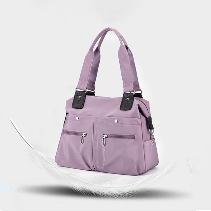 Damen Nylon Schultertasche Leichte wasserdichte Tragetasche Casual Arbeitstasche Geldbörse