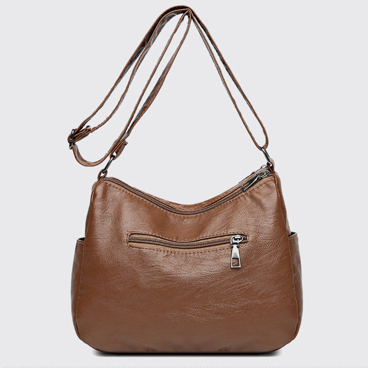 Umhängetasche für Damen, Twist-Muster, mehrere Taschen, Ledergeldbörse