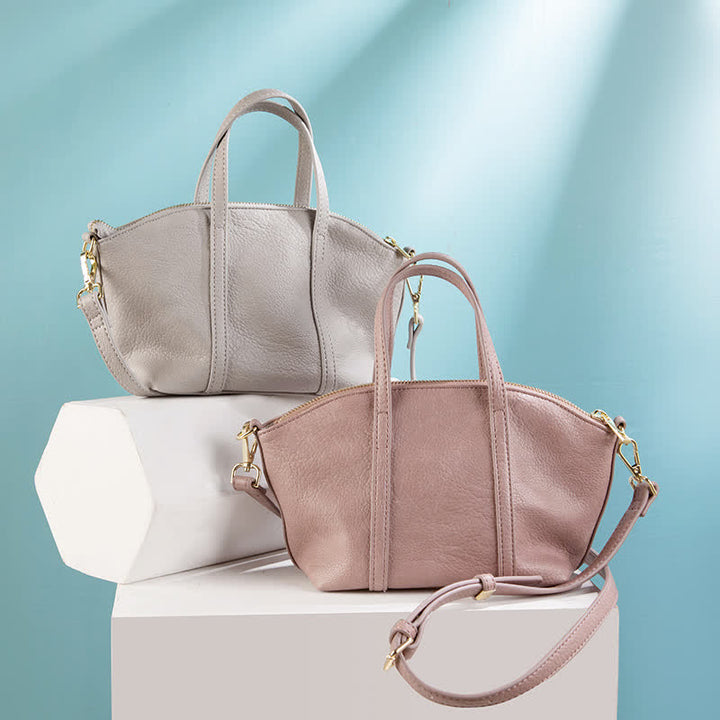 Kleine Hobo-Handtasche aus weichem Leder, modische Umhängetasche