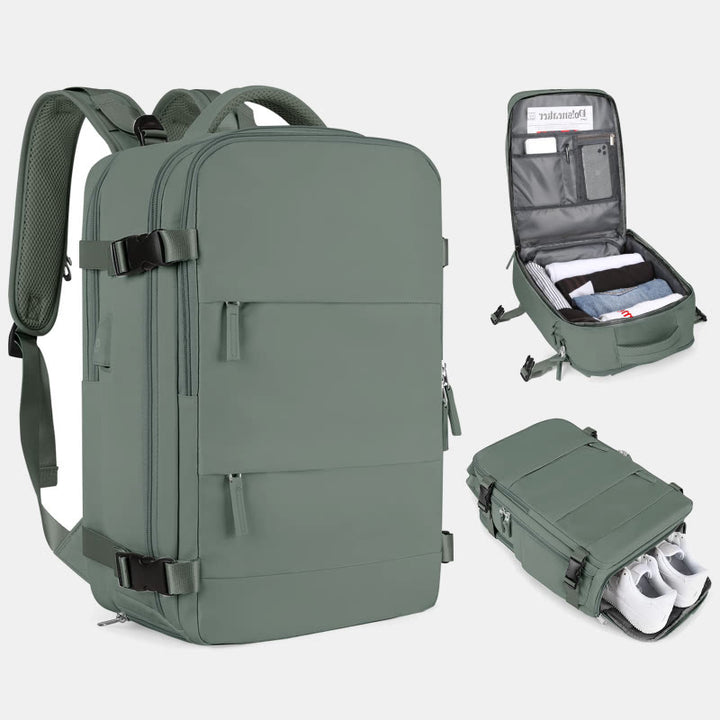 Rucksack mit mehreren Taschen für Frauen und Mädchen, Reise-Laptop-Rucksack, College-Büchertasche