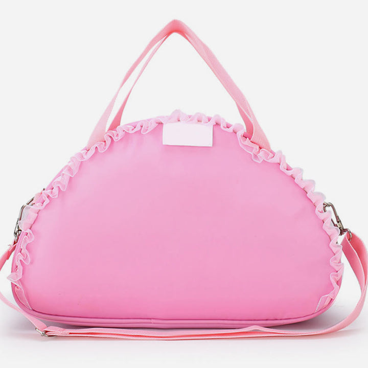 Mädchen Umhängetasche Handtasche Ballerina Muster Nylon Tanztasche