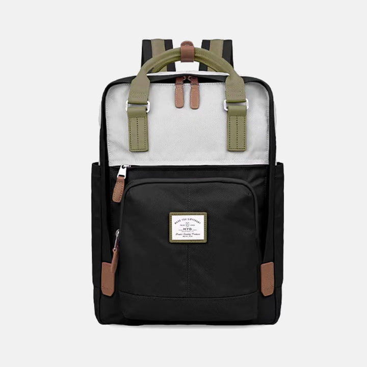 Rucksack für Studenten im Teenageralter, einfacher, leichter Computer-Tagesrucksack mit mehreren Taschen