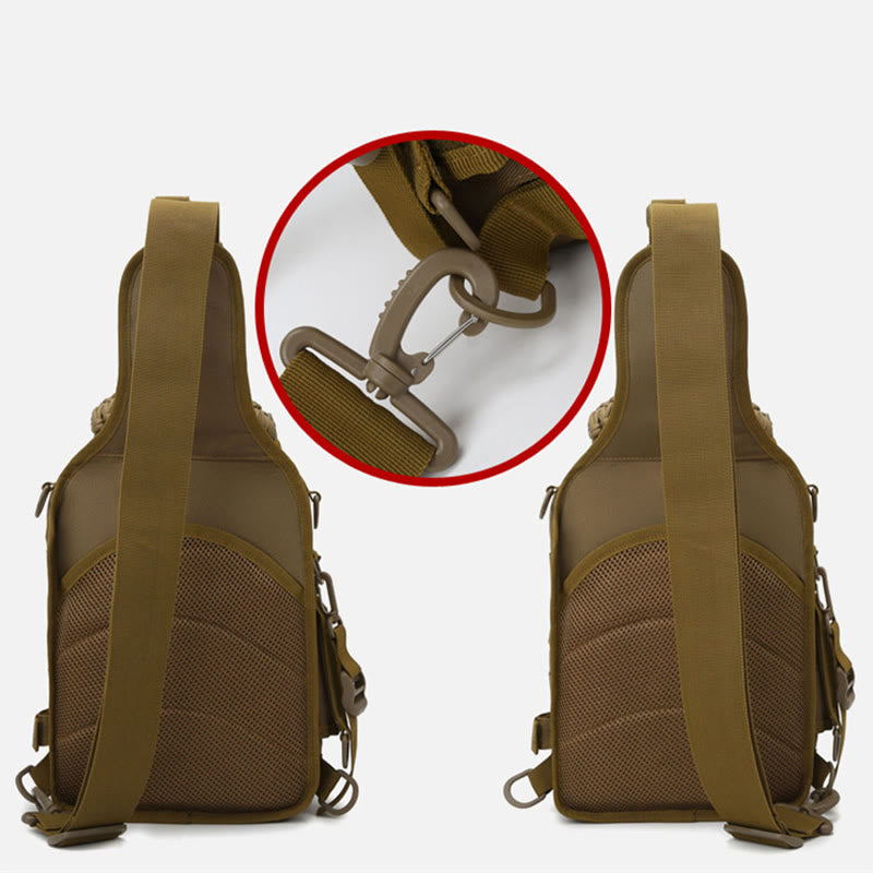 Tatical Brusttasche für Herren, Umhängetasche für Outdoor-Training
